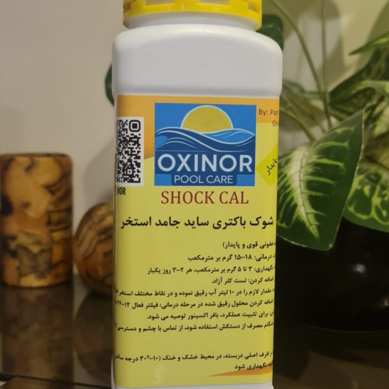 ضدعفونی‌کننده و باکتری‌زدای جامد 1 کیلویی آب استخر اکسینور